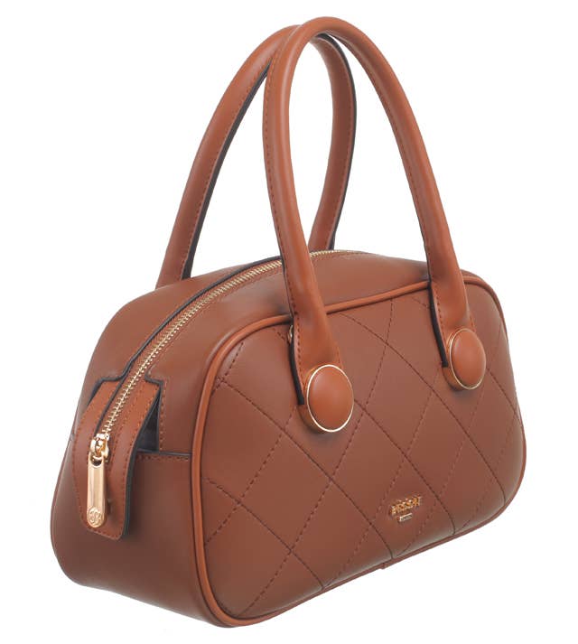 Bessie London - Wholesale Top Handle Bag - Women's - QUILTED BOSTON BAG6