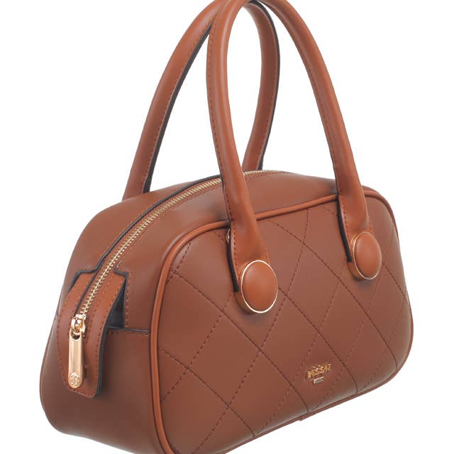 Bessie London - Wholesale Top Handle Bag - Women's - QUILTED BOSTON BAG6