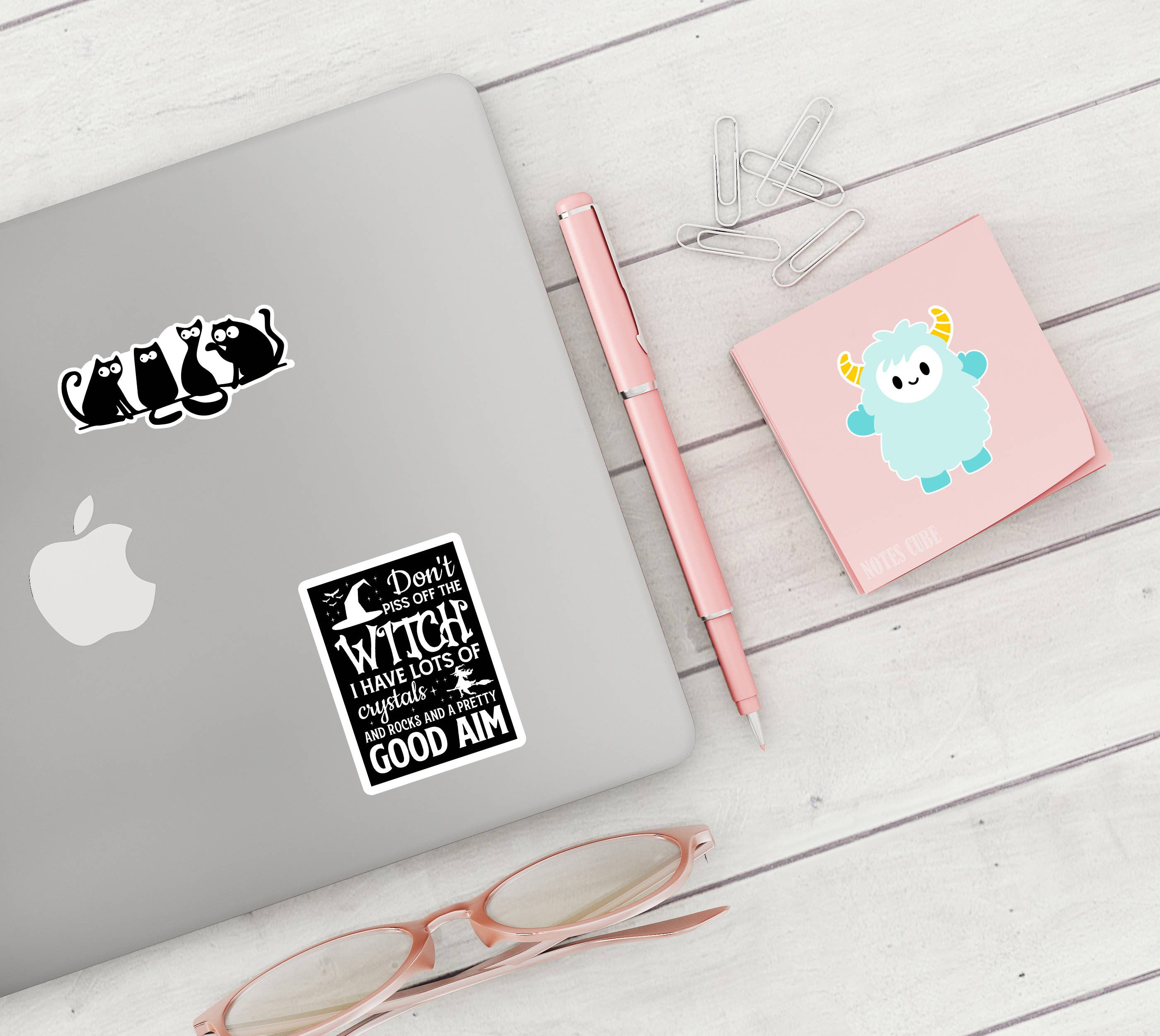 London Luxury Candles - Wholesale Sticker - Don't Piss Off The Witch Stickers Metaphysical Intention2