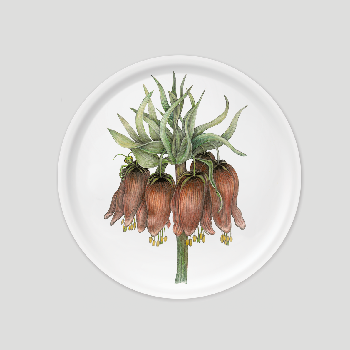 Charlotte Nicolin - Wholesale Serving Tray - Benjamin - Round Tray0