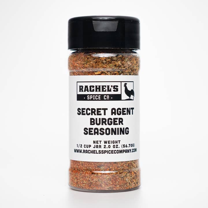 Secret Agent Burger Seasoning for wholesale by Rachel's Spice Company