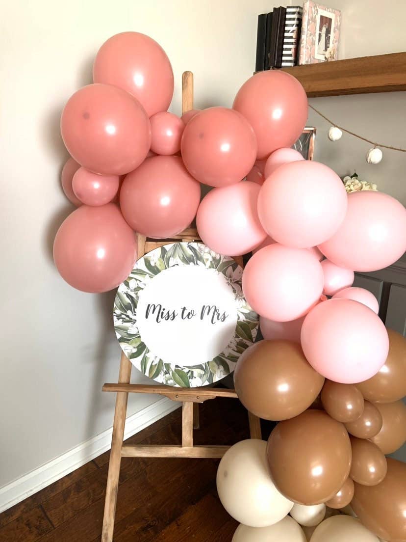 Hullaballoons - Wholesale DIY Craft Kit - Boho Balloon Garland Kit | 4-Foot DIY Balloon Garland Kit10