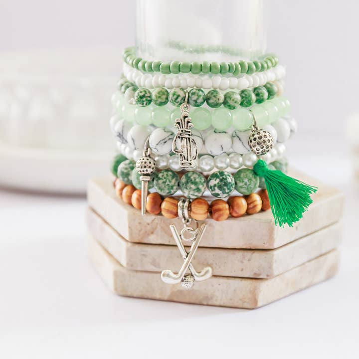 Handmade Beaded Bracelets Set - Golf for wholesale by Bohemian Bracelets