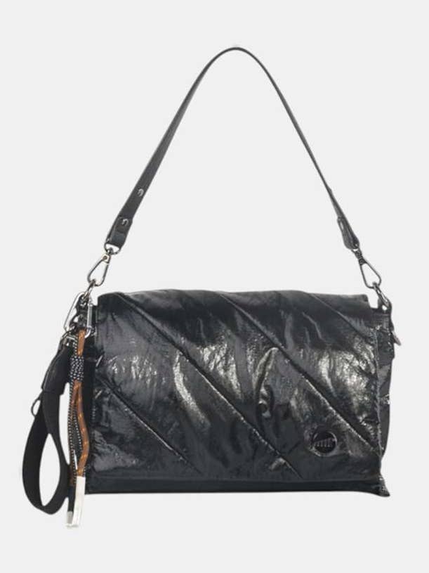 URBAN BLONDA BLACK NYLON CROSSBODY BAG for wholesale by Kbas