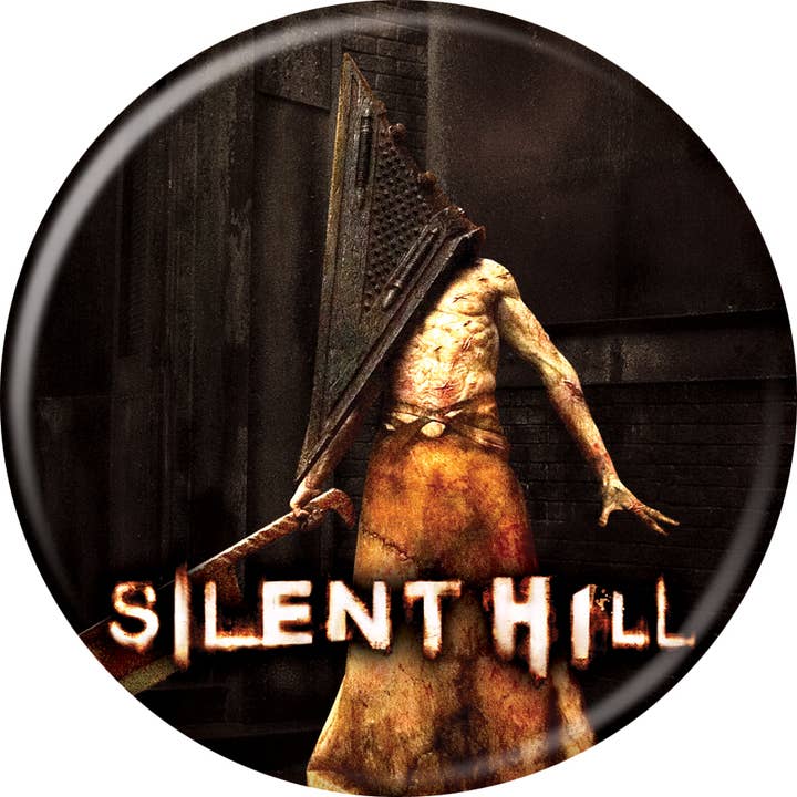 Silent Hill Pyramid Head 3 Inch Button for wholesale by Ata-Boy