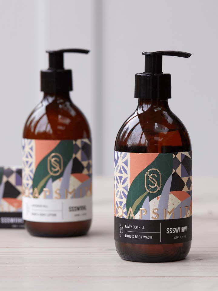Lavender Hill Hand & Body Wash by Soapsmith for wholesale by Lavender Hill