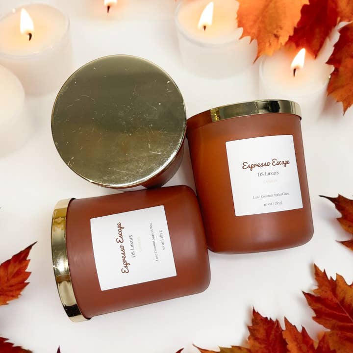 DsLuxurycandles – wholesale Jar/filled candle – Espresso Escape Scented Candle