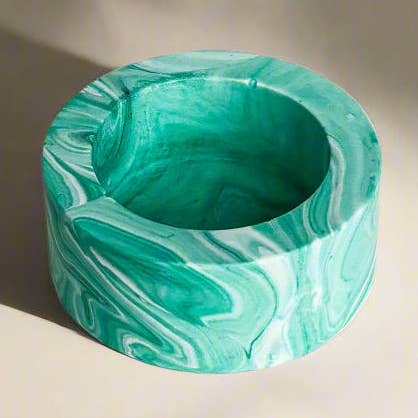 Portavelas individual - Mármol aguamarina para venta al por mayor de Arthousefern