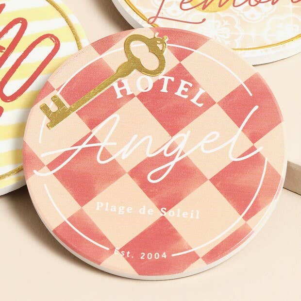 Lisa Angel - Wholesale Coasters - Set of 4 Hotel Angel Coasters1