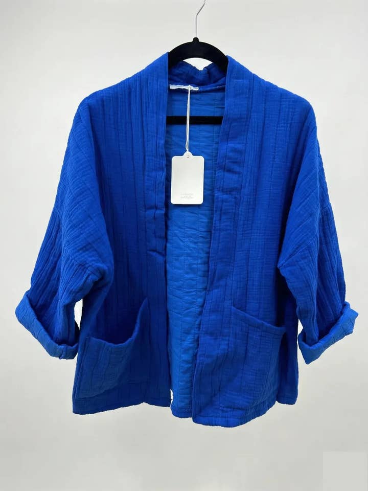 Mimi & Gogo - Vente Veste – femme - Veste matelassée en gaze de coton @5343_VesMatelasséGaze32