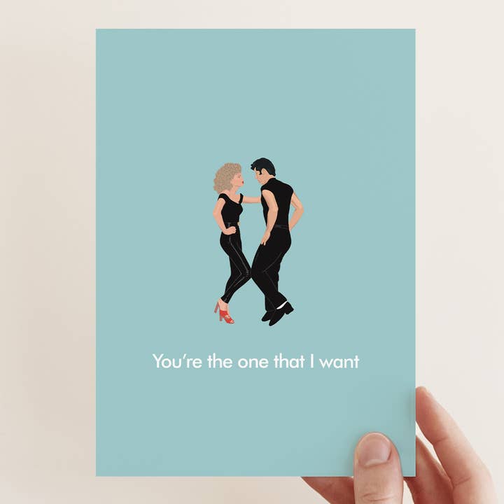 Grease Love Card - You're the One That I Want per la vendita all'ingrosso da parte di Bonne Nouvelle