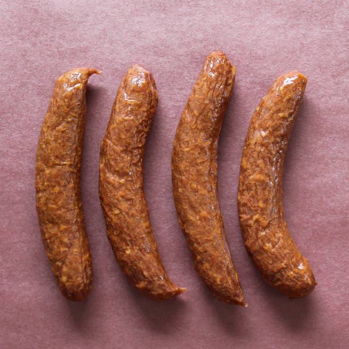 Saucisse andouille fumée pour la vente par Corbett's Craft Meats