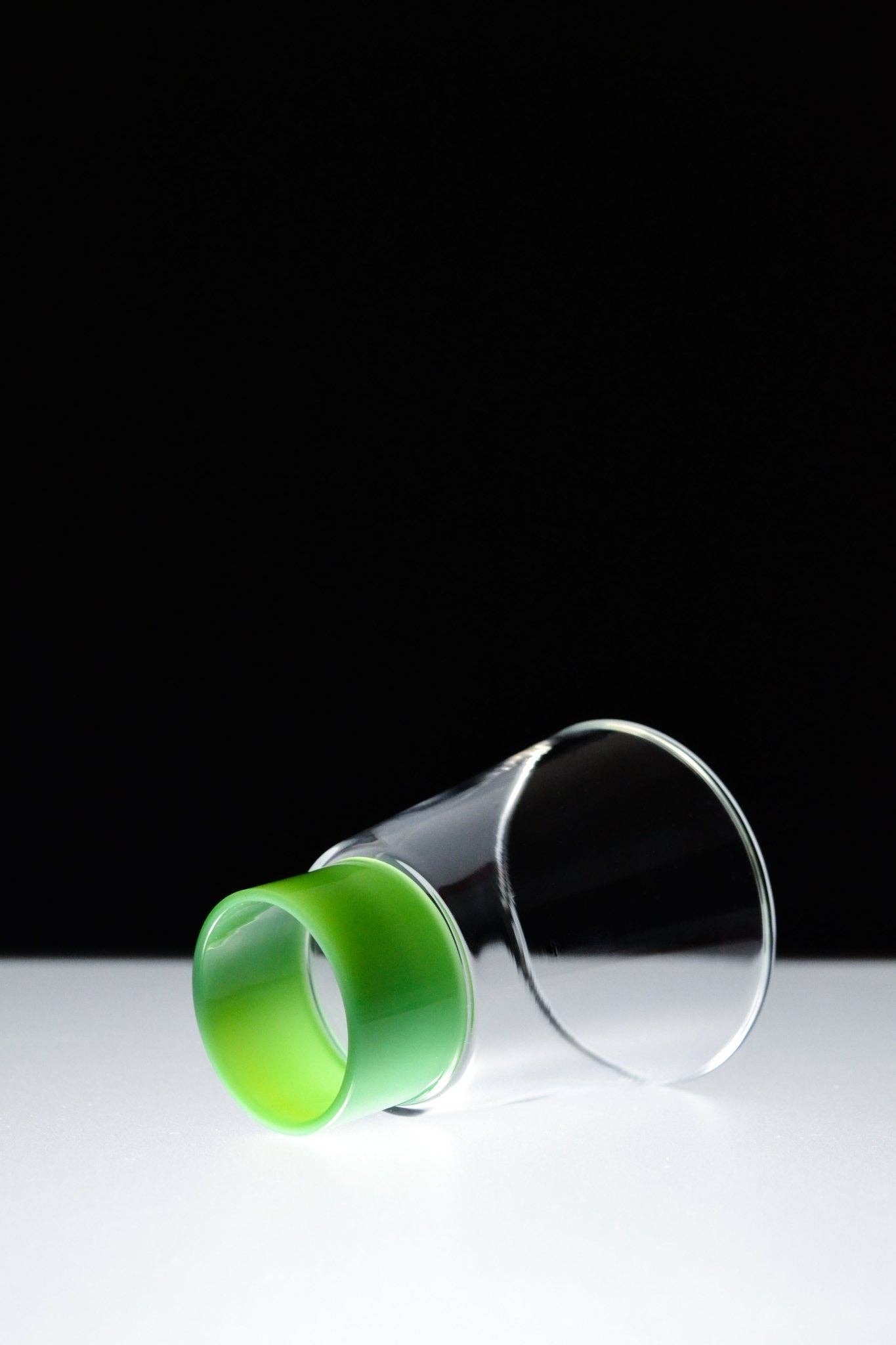 Traga - Wholesale Drinking Glass/Cup - Podio Cup - Jade, Handmade Dual Purpose Glass2