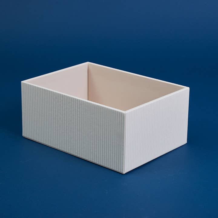 Fluted Storage Bin (2x Pack) for wholesale by Straighten Up Home