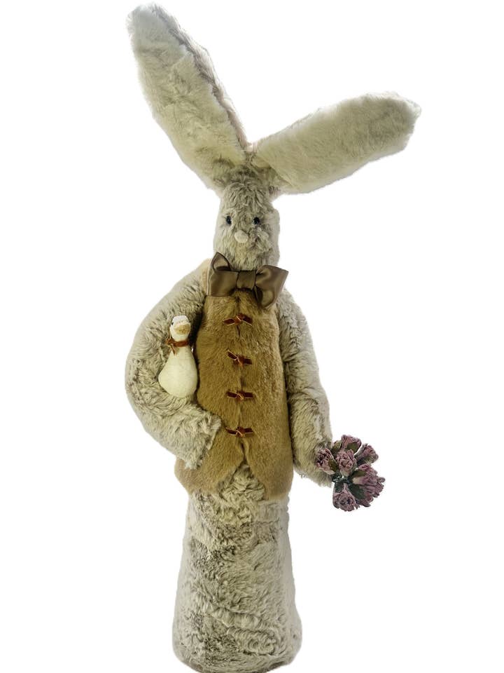 Vince Rabbit - Large, Oatmeal for wholesale by Sherri's Designs