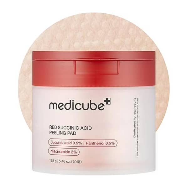Medicube Red Succinic Acid Peeling Pad with Panthenol 70Pads for wholesale by KPurity