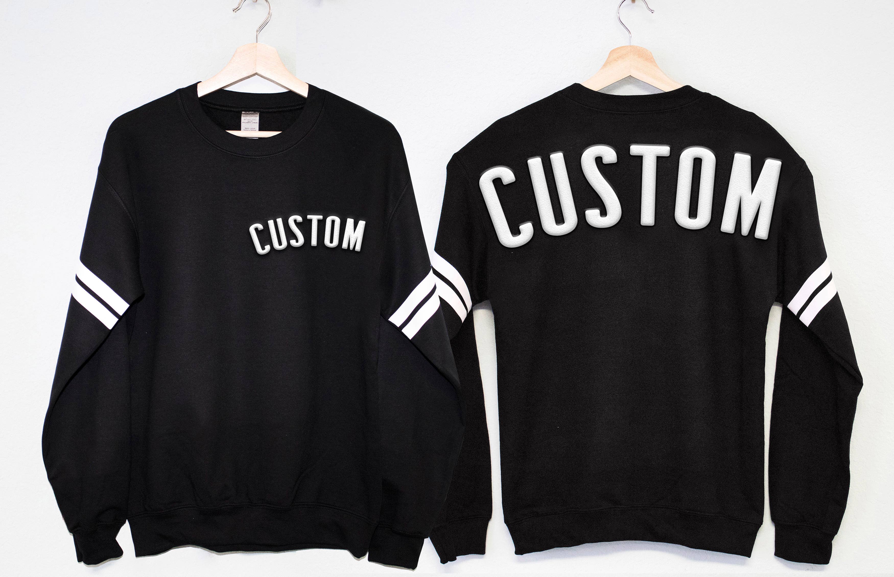 Nobullwoman Apparel - Wholesale Graphic Sweatshirt - Women's - UNISEX CUSTOM Small Business Embossed Puff Print Sweatshirt2