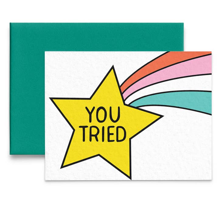 Du försökte uppmuntran och skilsmässa kort för wholesale av Lucky Dog Design Co.