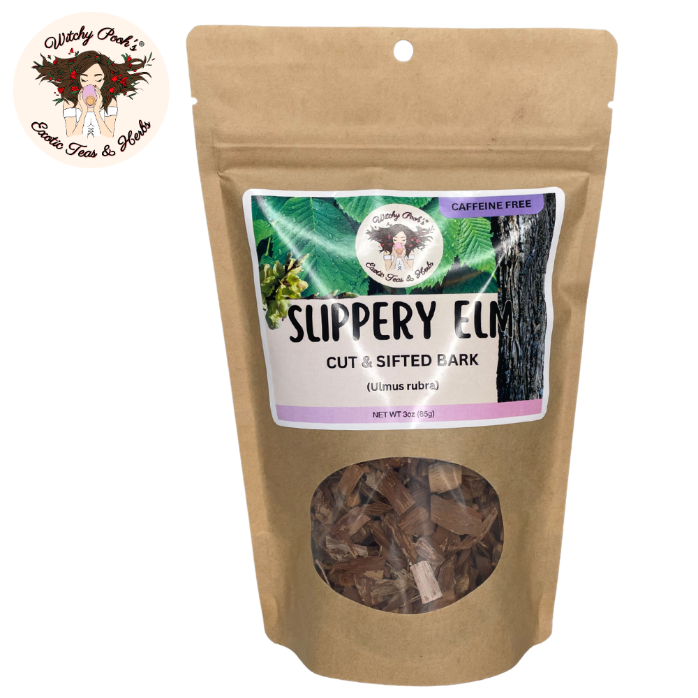 Witchy Pooh's Exotic Teas & Herbs - Wholesale Loose Tea - Witchy Pooh's Slippery Elm Tea - Cut & Sifted Bark22