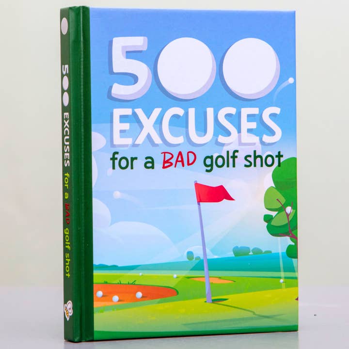 Boxer Gifts - Wholesale Humor - 500 Excuses For a Bad Golf Shot Gift Book - Funny Men's Gift