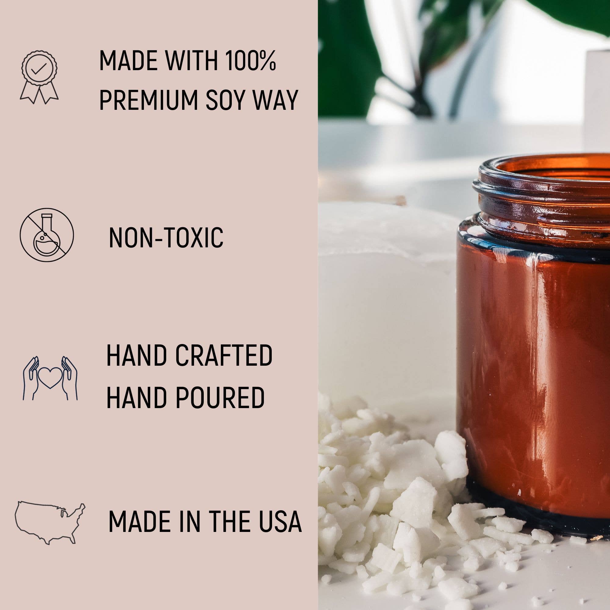 Magnum Solace - Wholesale Jar/Filled Candle - Fall & Christmas Holiday Candles - 100% Premium Soy Wax5