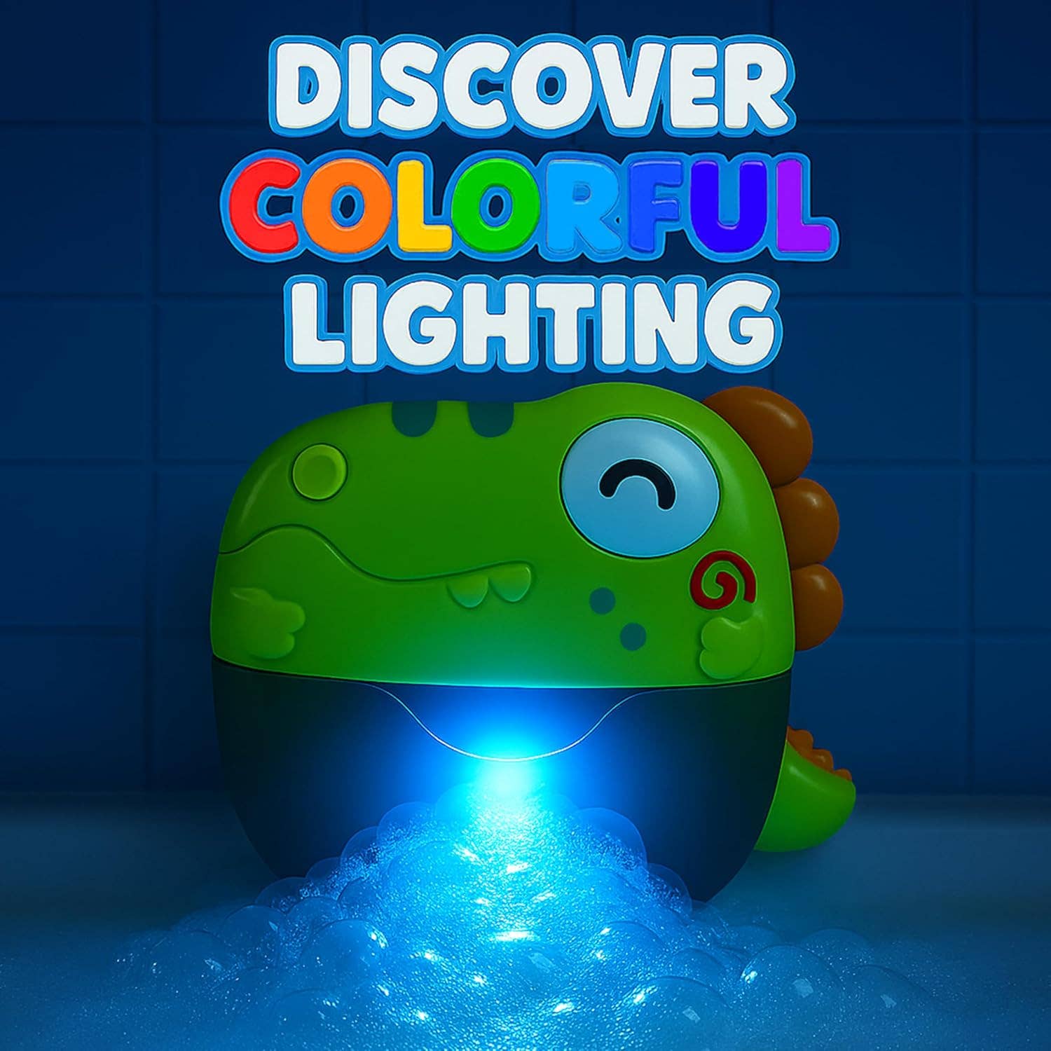 Atlasonix - Wholesale Bubble Wand - Kids - Bath Bubble Machine - Bubble Bath Maker with Lights & Music6