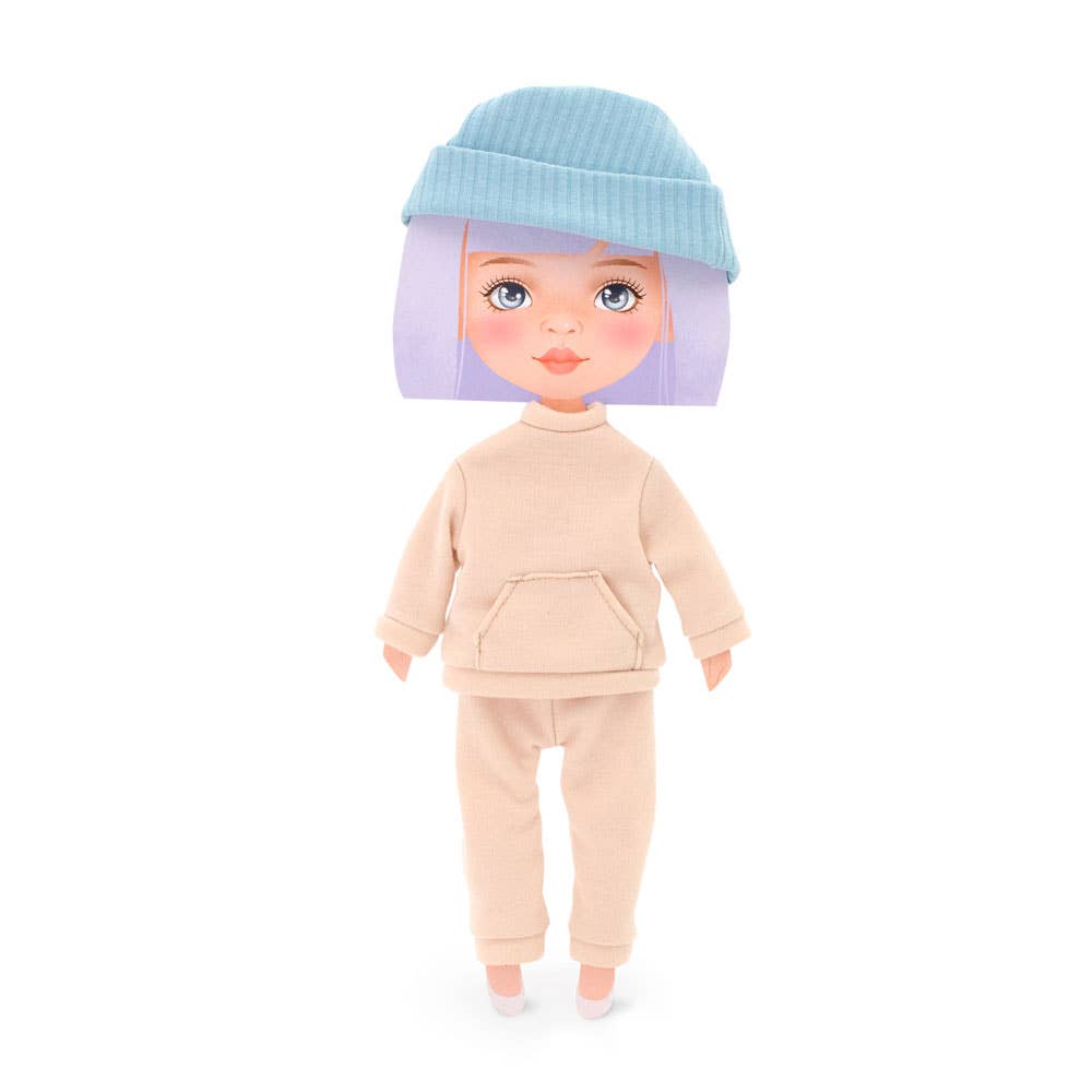 Orange Toys - Wholesale Doll - Kids - Clothing Set: Beige Tracksuit - 28Cm0