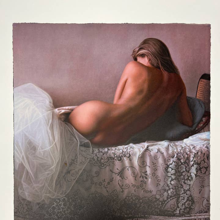 Douglas Hofmann SATIN SLIPPERS Hand Signed Artwork for wholesale by Deluxe Fine Art