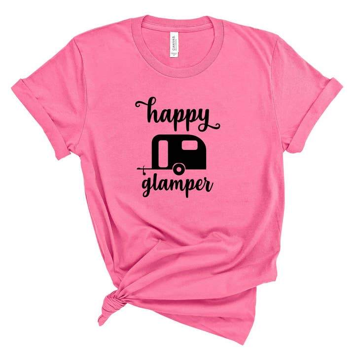 Happy Glamper - Graphic Tee for wholesale by Jasie Blanks