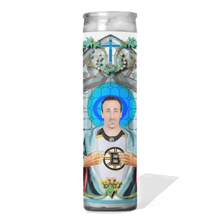 Brad Marchand Celebrity Prayer Candle for wholesale by Calm Down Caren