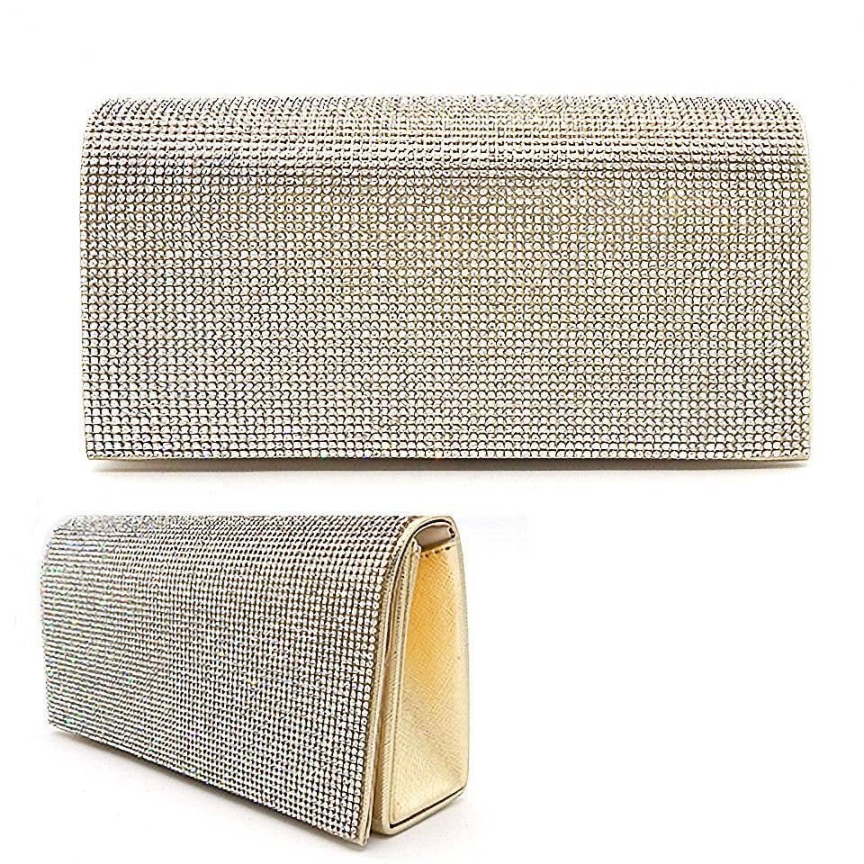 Diacly - Vente Pochette – femme - Pochette de soirée brillante avec patch en strass2