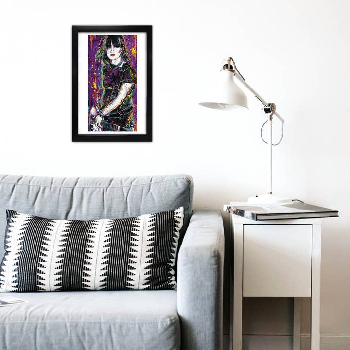 Point Blank Art & Design - Wholesale Art Print - Joan Jett Bad Reputation Art Print 12 x 18"3