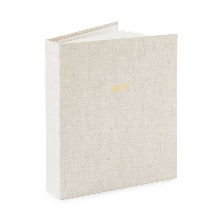 The Baby Book, Flax for wholesale by Sugar Paper