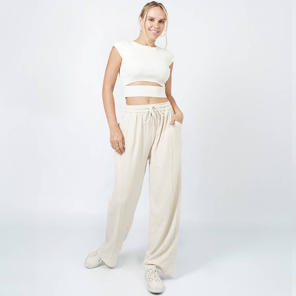 Sensibling Corp. - Wholesale Lounge Sweatpants/Joggers - Women's - Women's Straight Leg Sweatpants with Pockets10