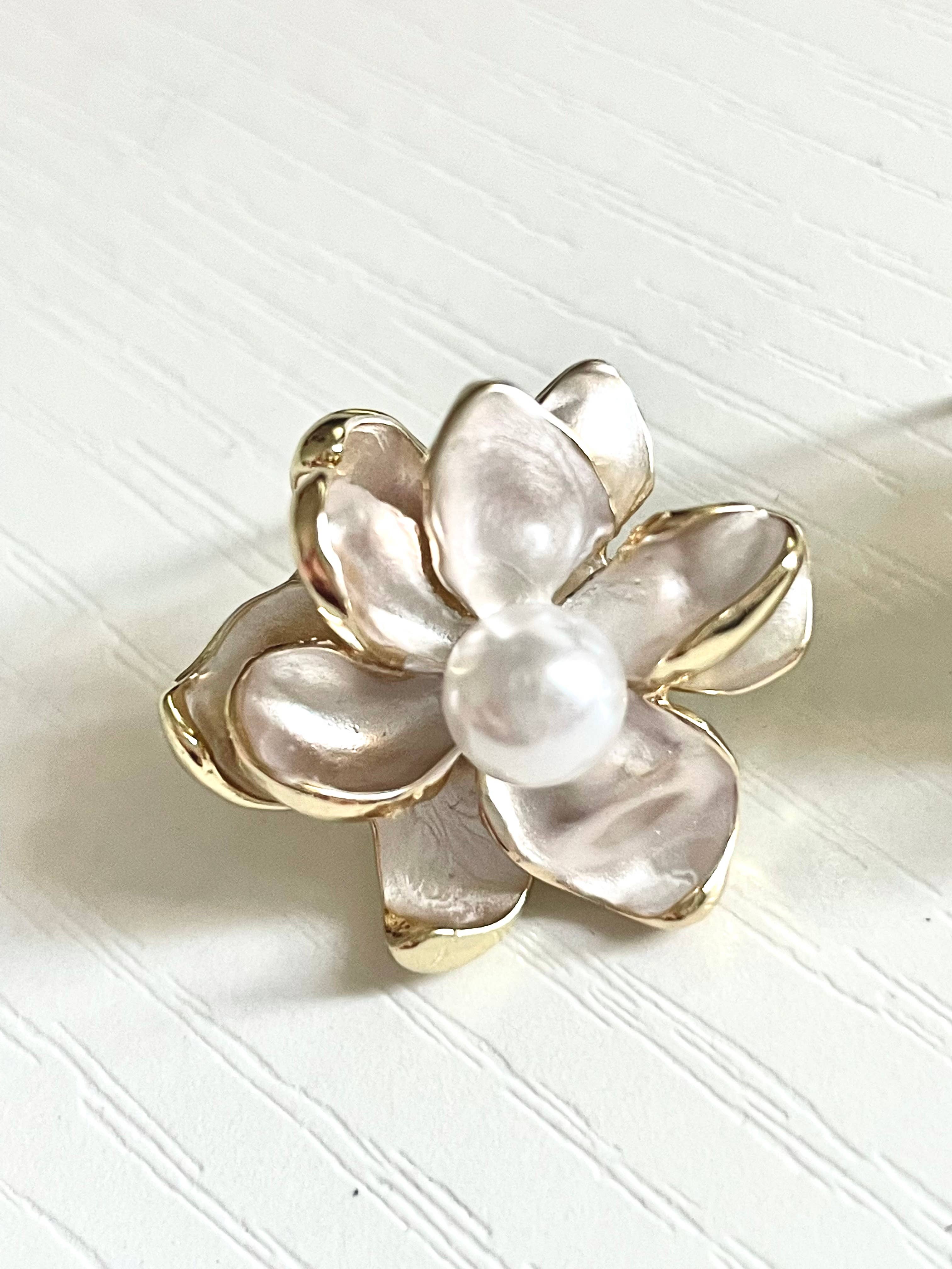 Louie Love - Vente Clous d'oreille - Boucles d'oreilles quotidiennes Magnolia du Sud de Louisiane2