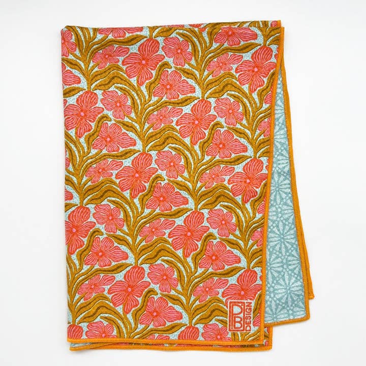Whimsical Blooms Tea Towel for wholesale by Paige Brady Design