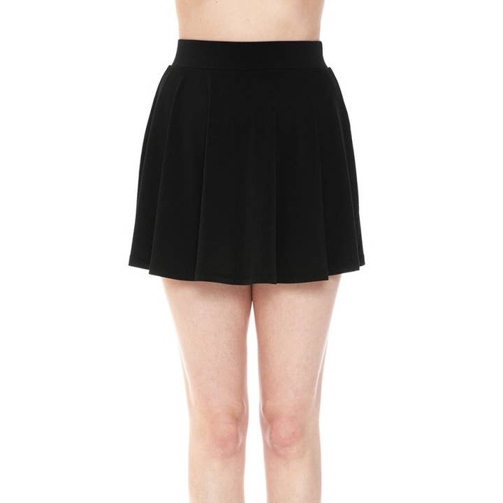 Timeless - Wholesale Skirt - Women's - PULL ON MINI SKATER SKIRT