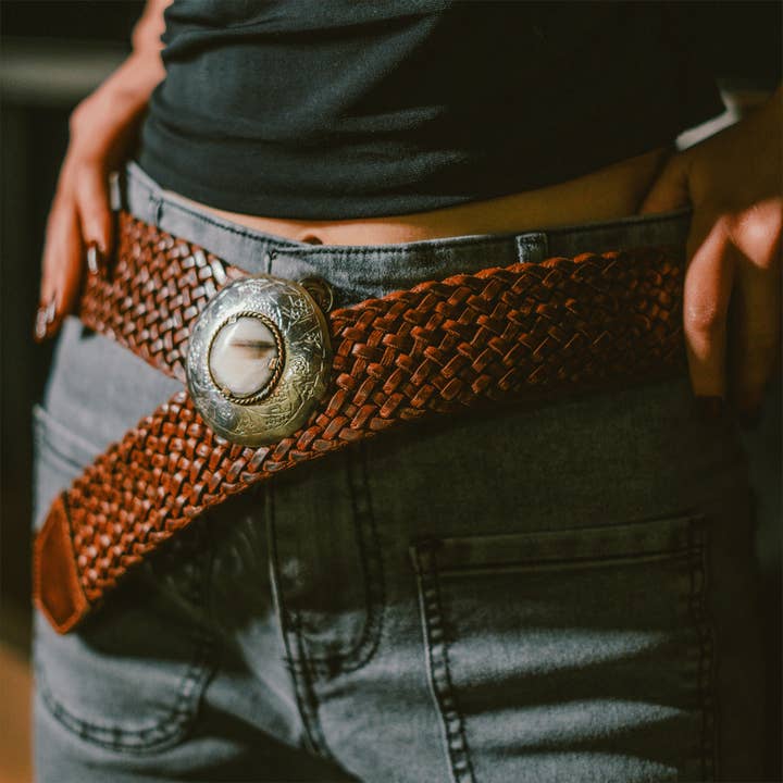 Détacher la ceinture en cuir pour la vente par Atlas artisan