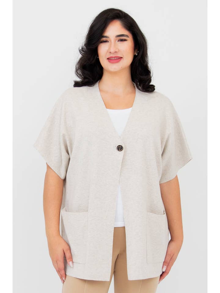 Blue Sky Clothing Co LLC – wholesale Jumpsuit - Dam – Josie tröja, naturlig, bomull