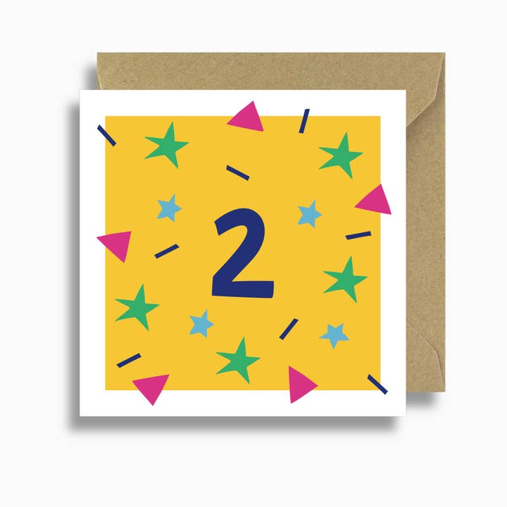 Cartão de 2º aniversário por atacado de Lizzie Chancellor