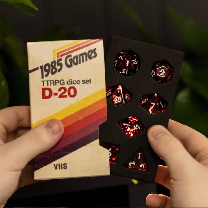1985 Games - Wholesale Dice - VHS Dice - Ruby Red