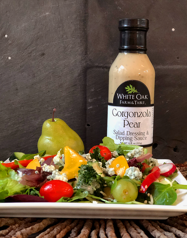 White Oak Farm & Table - Wholesale Salad Dressing - Gorgonzola Pear Salad Dressing AVOCADO OIL!!!2