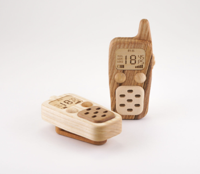 PoppyBabyCo - Vendita all'ingrosso Giocattolo in legno - Bambini - Walkie Talkie in legno per bambini0