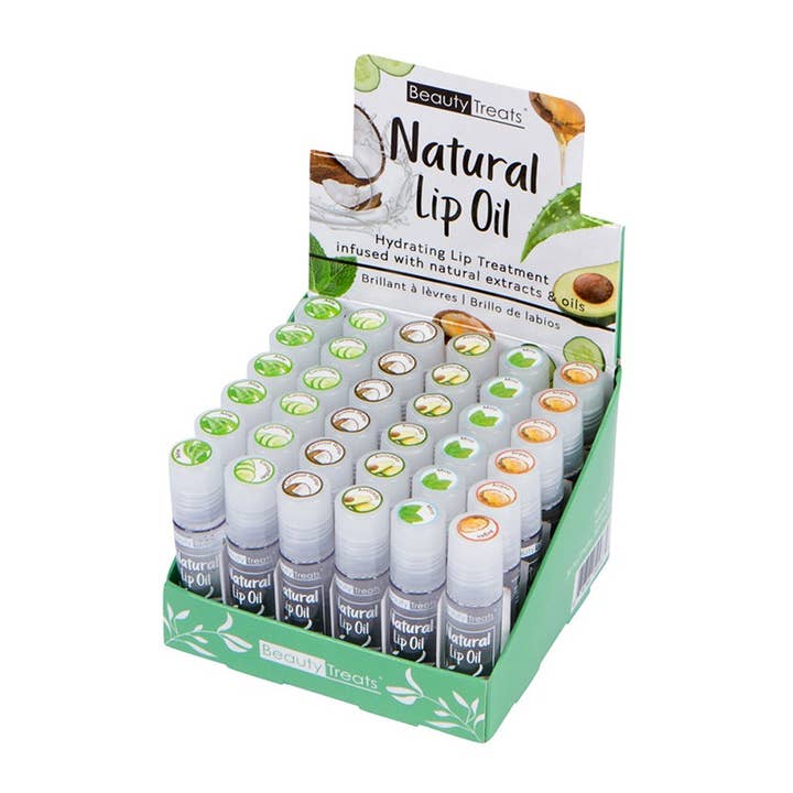 PINEAPPLE Beauty - Wholesale Lip Treatment/Mask - Beauty Treats 502C Natural Lip Oil Treatment - 36pc
