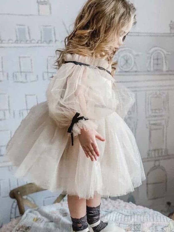 Petite Maison Kids - Wholesale Dress - Kids - Coco-Caramel Tulle Dress28