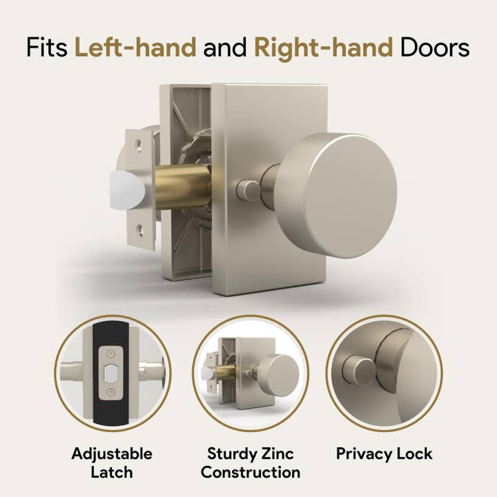 Mega Handles - Wholesale Knob/Pull - Laura Privacy | Door Knob7