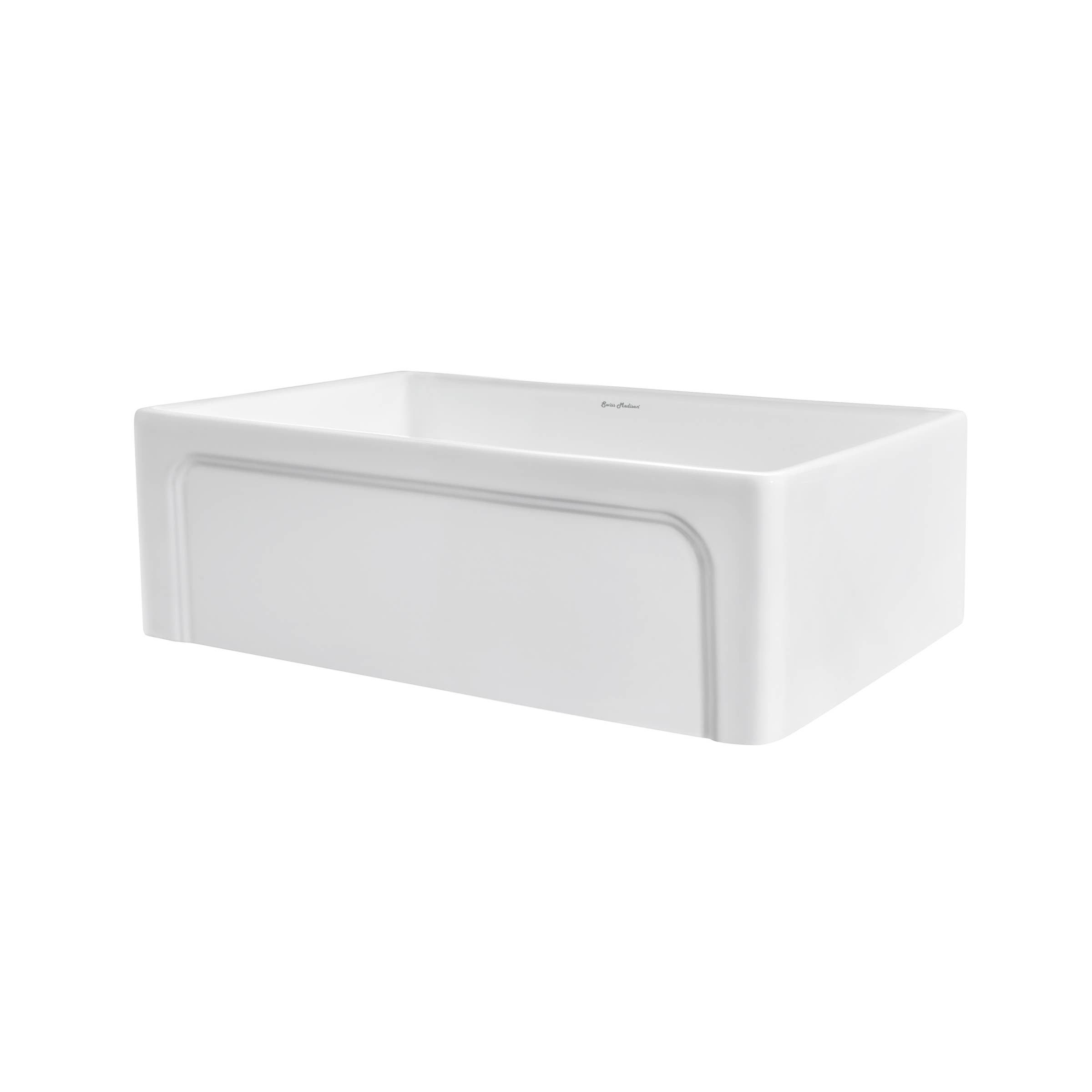 Swiss Madison - Wholesale Kitchen Appliance - Lyon Fireclay Single Basin Farmhouse Kitchen Sink10