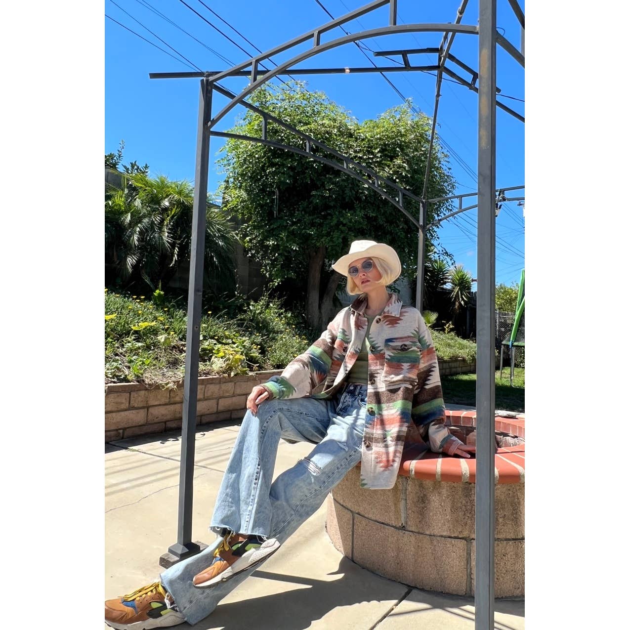 Mapcie - Wholesale Jacket - Women's - AZTEC JACQUARD SHACKET WITH POCKET5