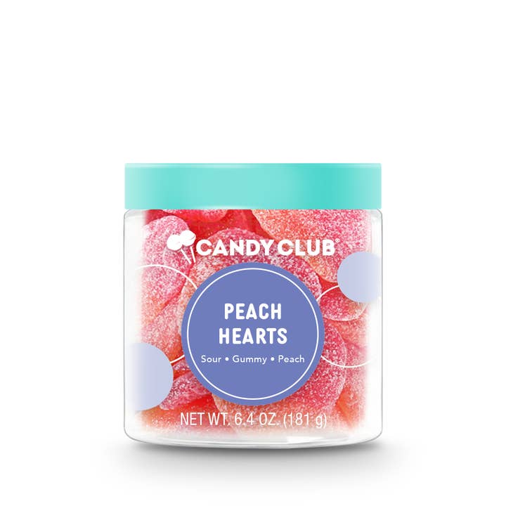 Candy Club - Wholesale Gummy - Peach Hearts1