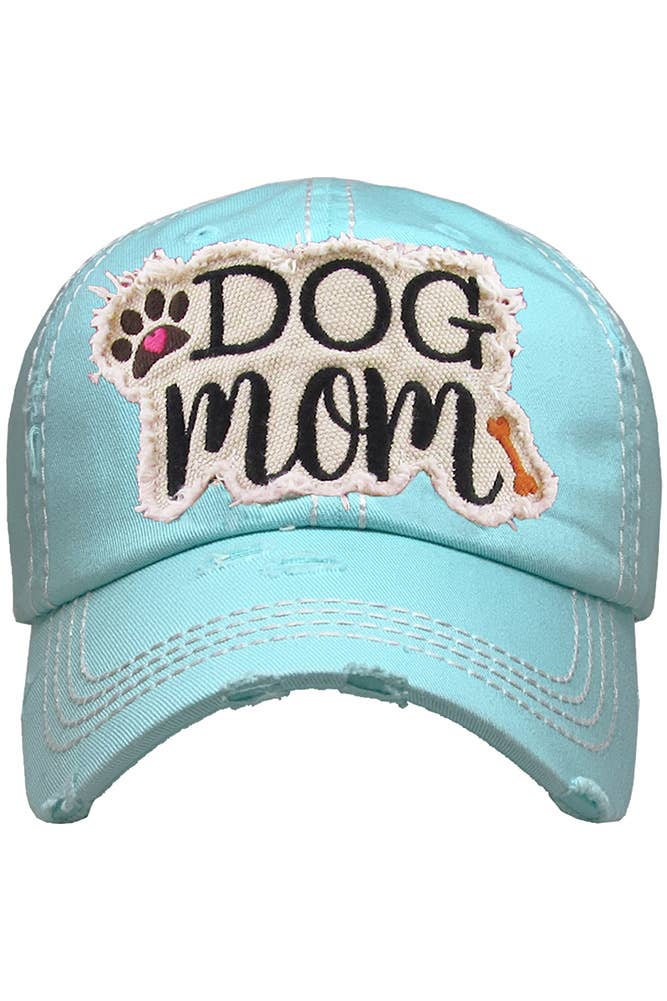 Hana – wholesale Baseballkeps - Dam – DOG MOM keps med vintagepatch och sliten look13